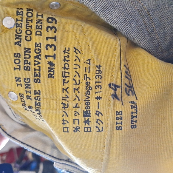 Civilianaire Mens Blue Cotton Mid Rise Pockets Slim Style Denim Jeans Size 29 - Picture 6 of 6